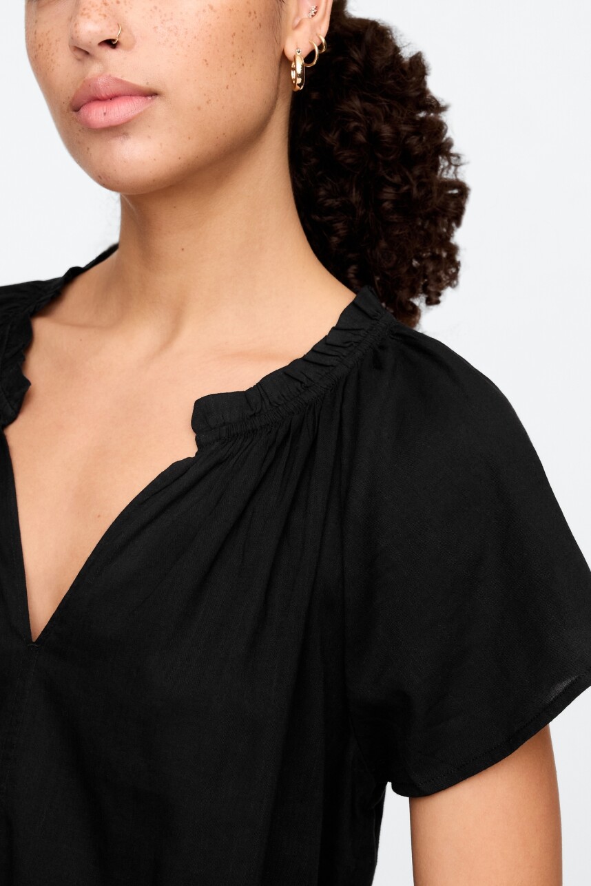 Blusa Manga Corta Mujer Black 1