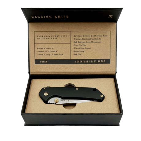 Navaja Roark Cassius Negro
