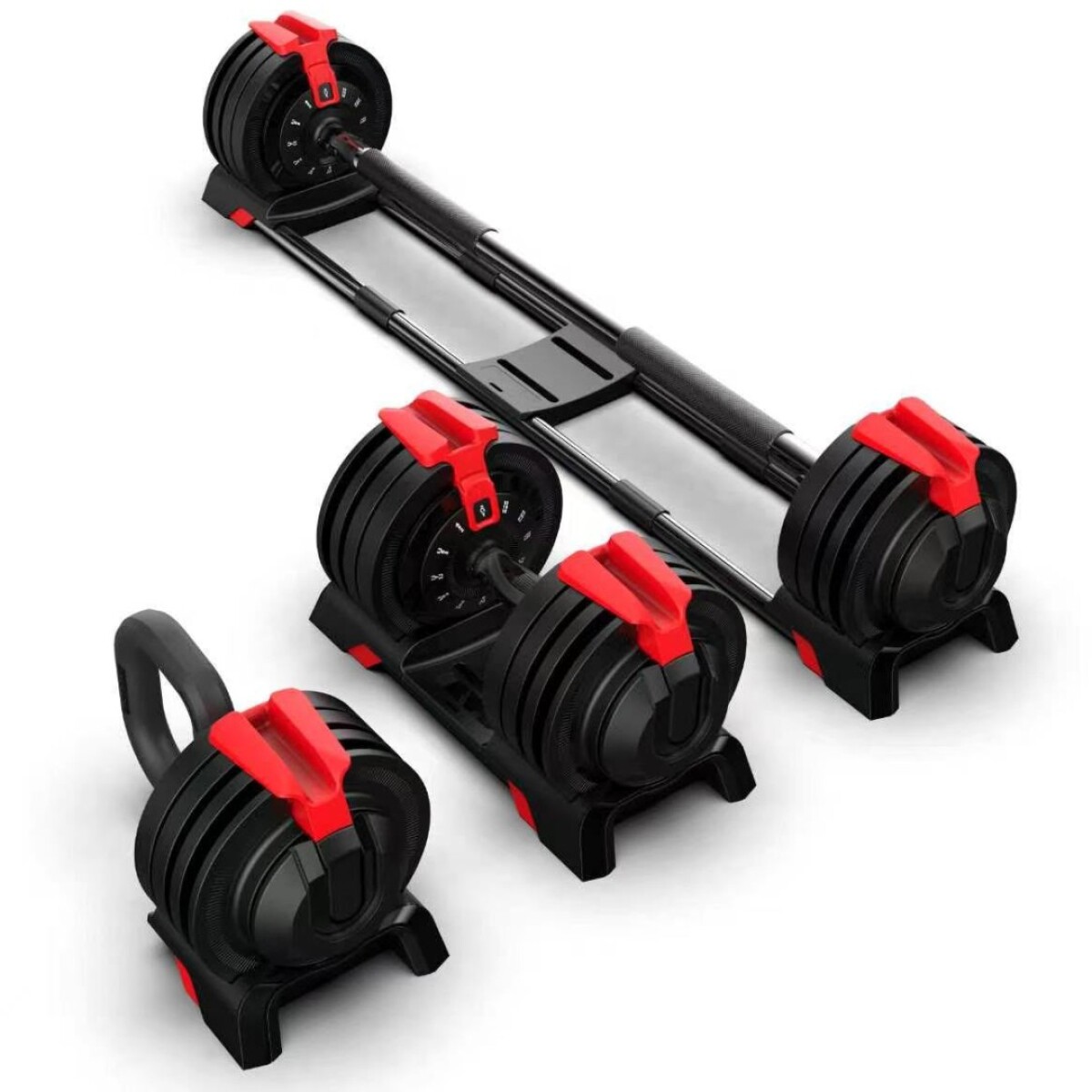 MANCUERNA BARRA AJUSTABLE DISCOS REGULABLE 24 KG 