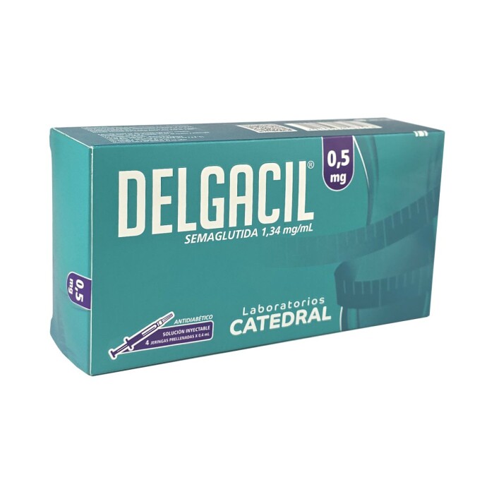 DELGACIL 1,34 MG/ML 0,5 MG CJ X 4 JERIN única