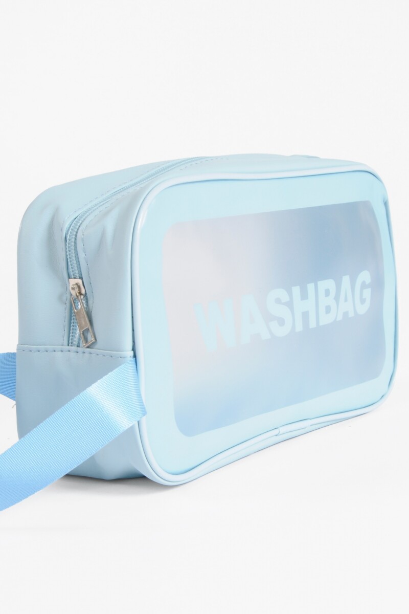 Estuche organizador washbag mediano celeste