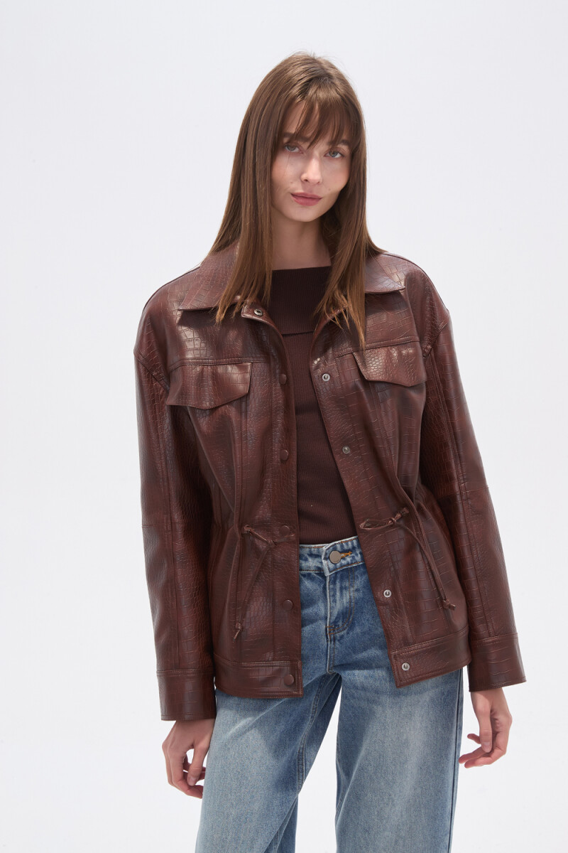 Chaqueta Naunea - Chocolate 