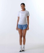 Polo Manga Corta Feather Tech Mujer Black