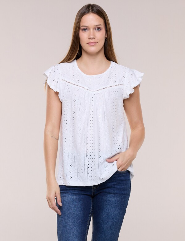 Blusa Broderie CRUDO