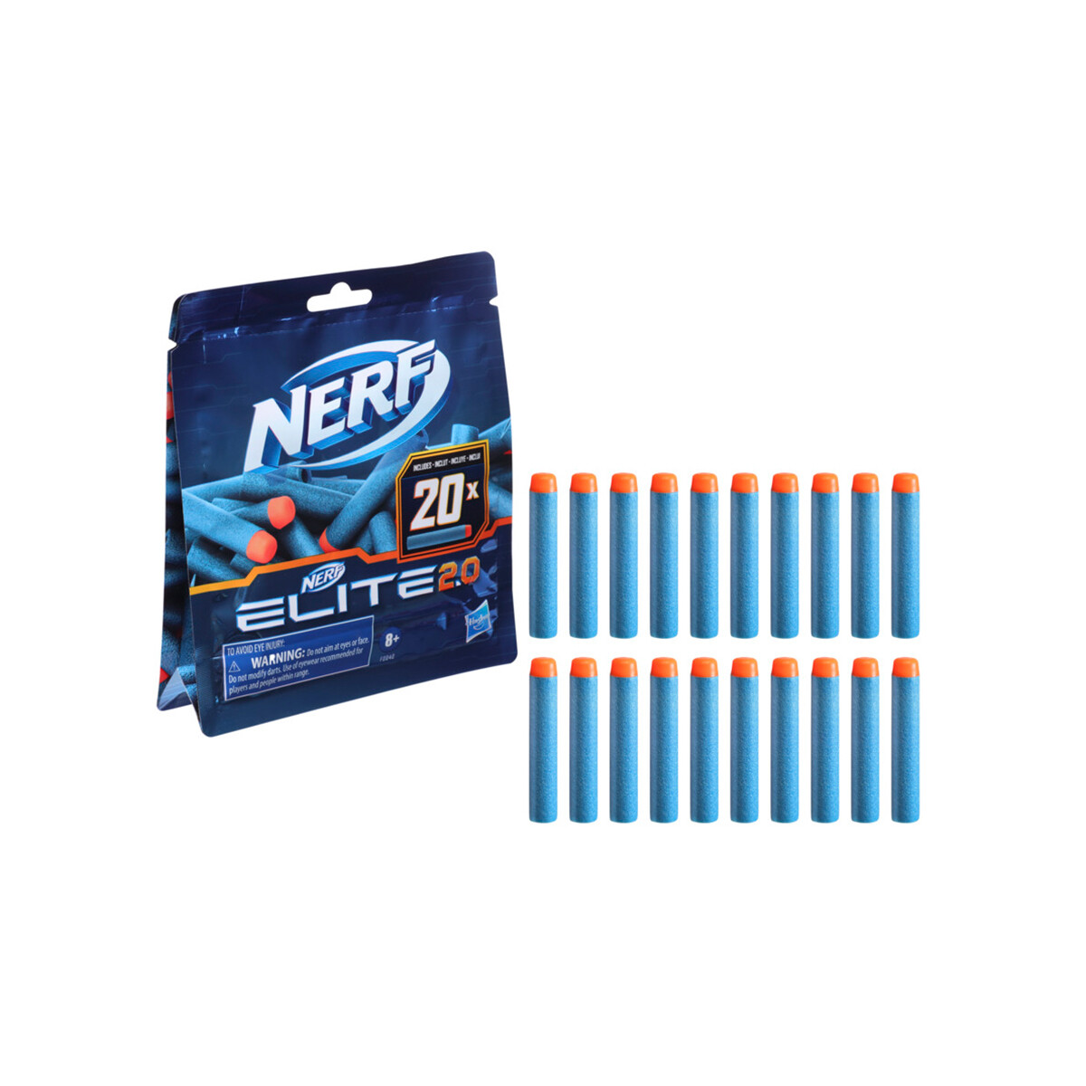 Dardos Nerf Elite 2.0 Pack 20 unidades - Repuesto 
