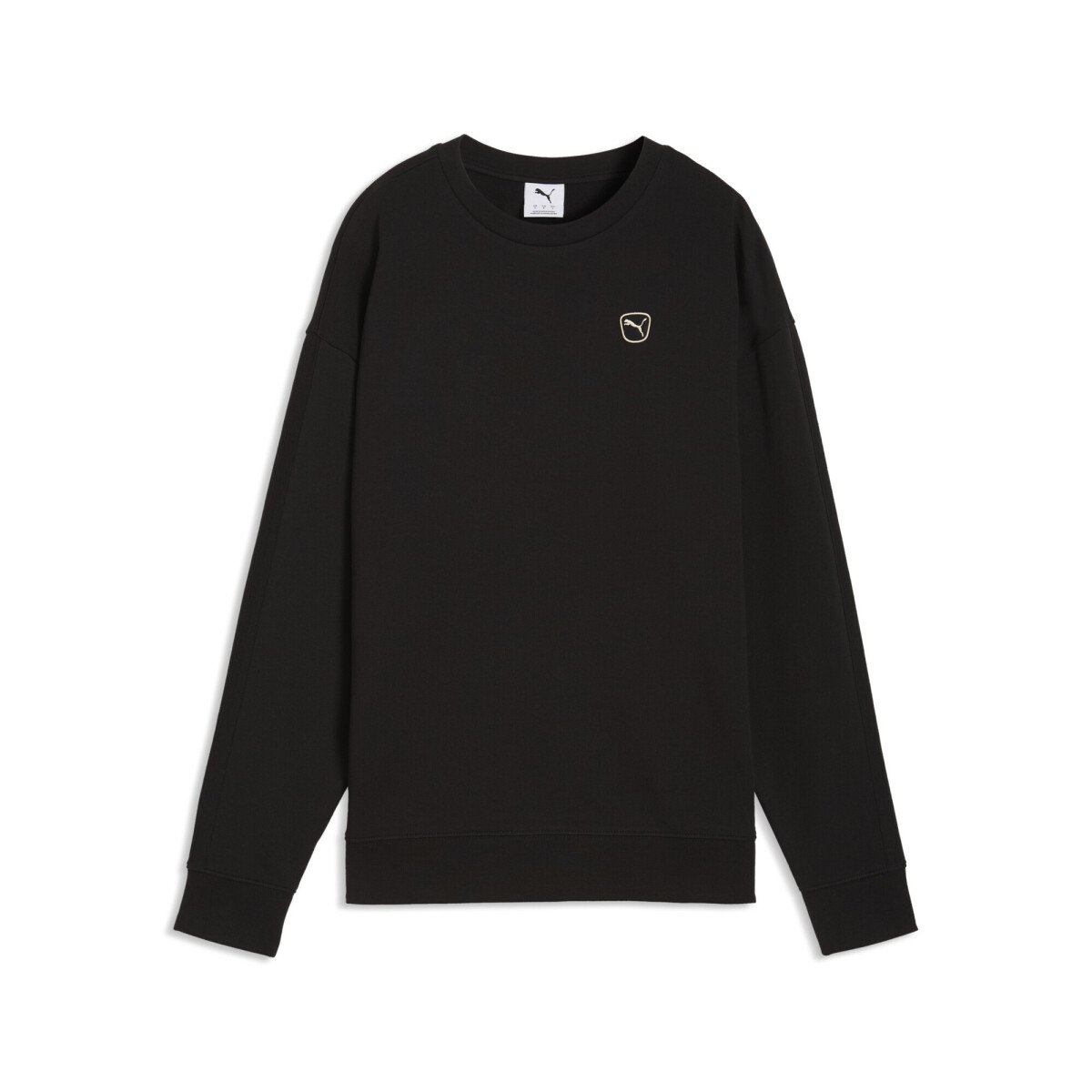 Remera Puma ESS ELEVATED Comf.Crew TR Mujer 691856 01 - Negro 