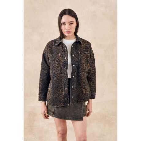 Sobrecamisa Animal Print Multi