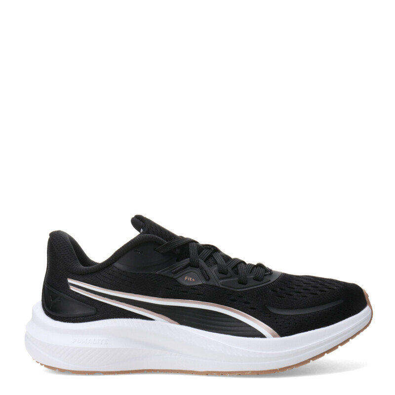 Championes de Mujer Puma Skyrocket Lite 2 W Negro - Dorado - Blanco