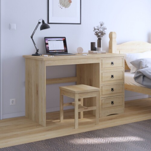 Escritorio 4 Cajones - Linea Mexicana Natural