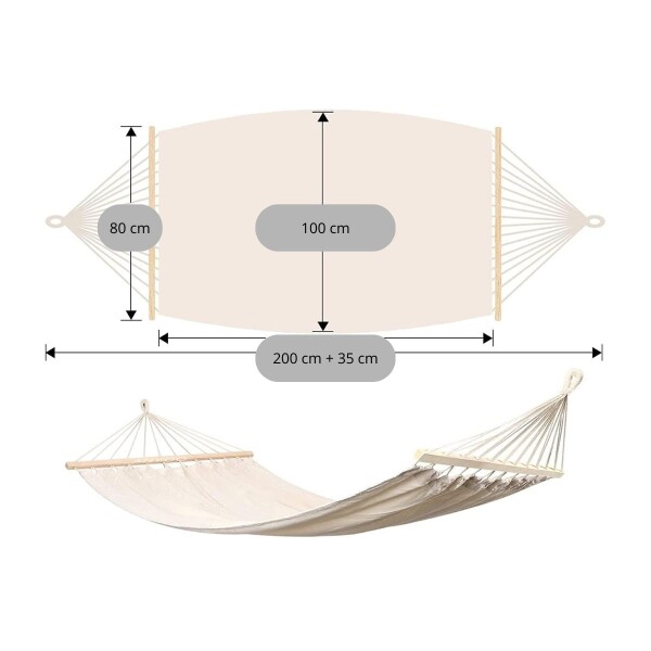 Hamaca Paraguaya Reforzada Silla Colgante Con Bolso Madera Y Soporte Jardin Patio Imback Color Beige Hamaca Paraguaya Reforzada Silla Colgante Con Bolso Madera Y Soporte Jardin Patio Imback Color Beige