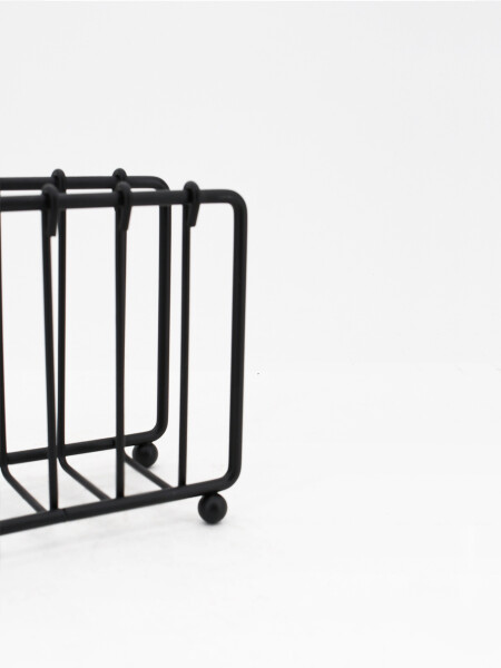 SERVILLETERO METAL NEGRO