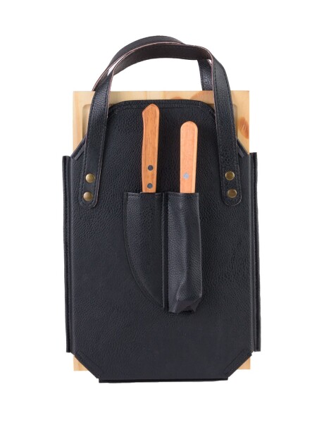 Set Parrilla Rectangular con Asas negro