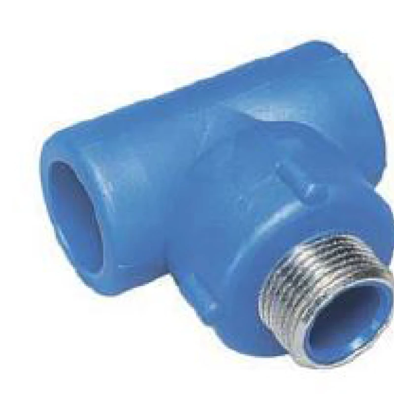 Tee Centr.macho 20mmx1/2"tf/h. Tee Centr.macho 20mmx1/2"tf/h.