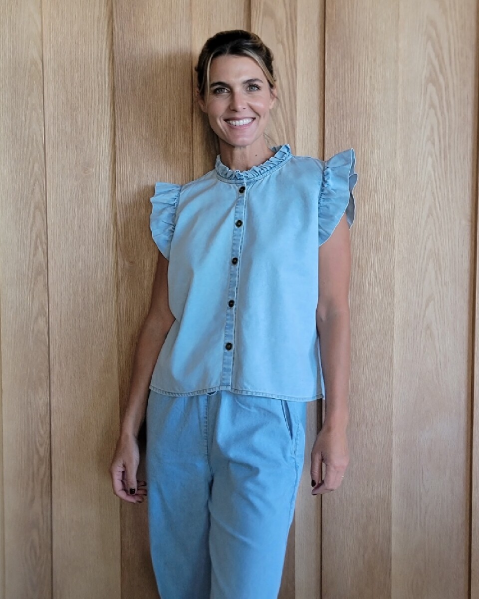 Musculosa Mojito - Denim Celeste 