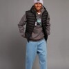 Chaleco Hombre Nylon Rusty Negro