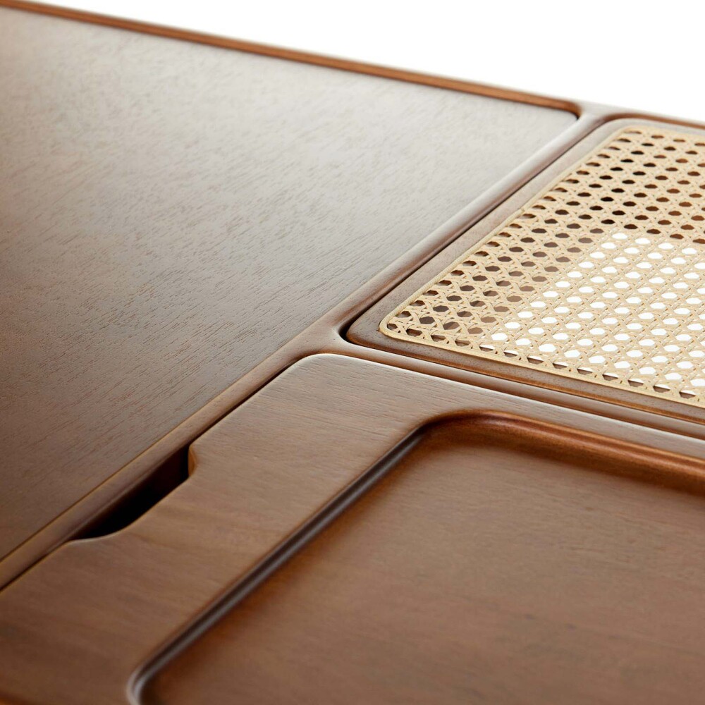 MESA RATONA MADERA MARRON ORLA CASTAÑO