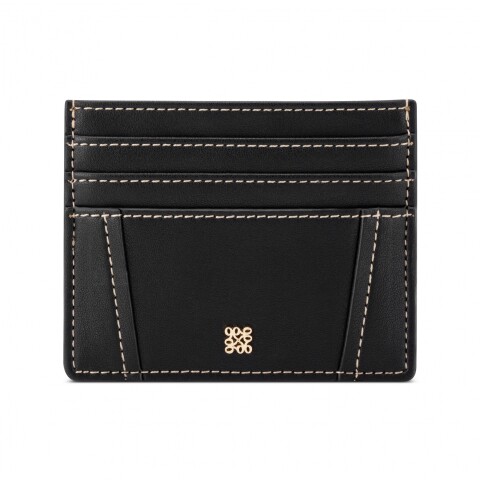 Small Leather Goods Fleura Card Case Black