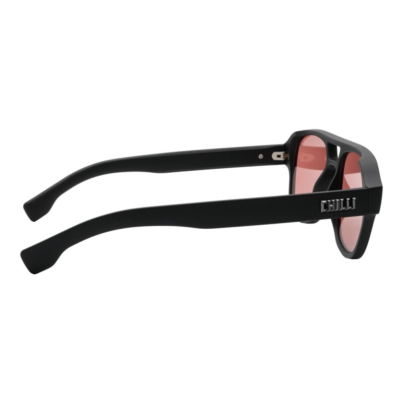 Lente de Sol Chilli Beans Baltimore Negro Matte - Rojo