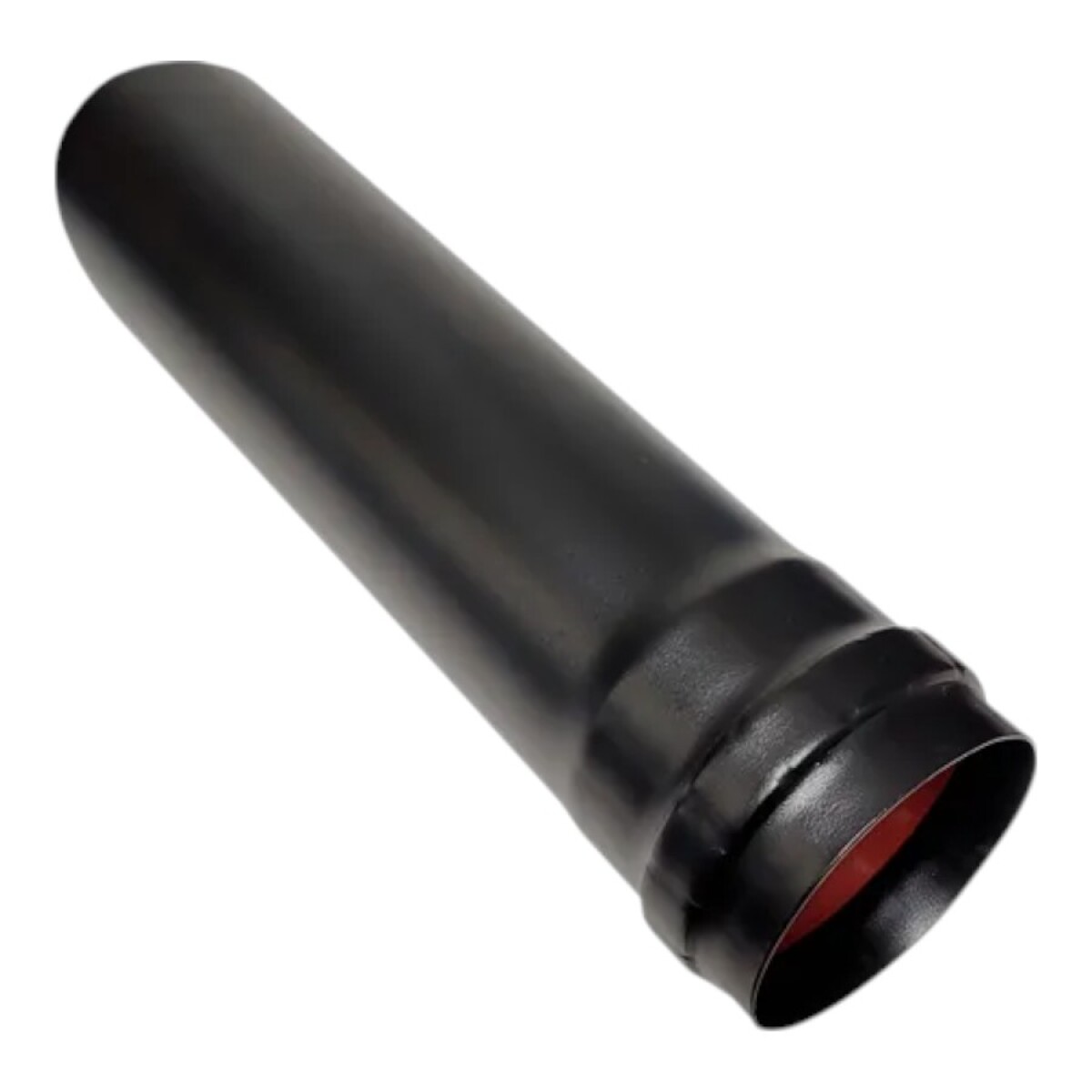 Caño recto 30 cm Ø80 mm para pellet 