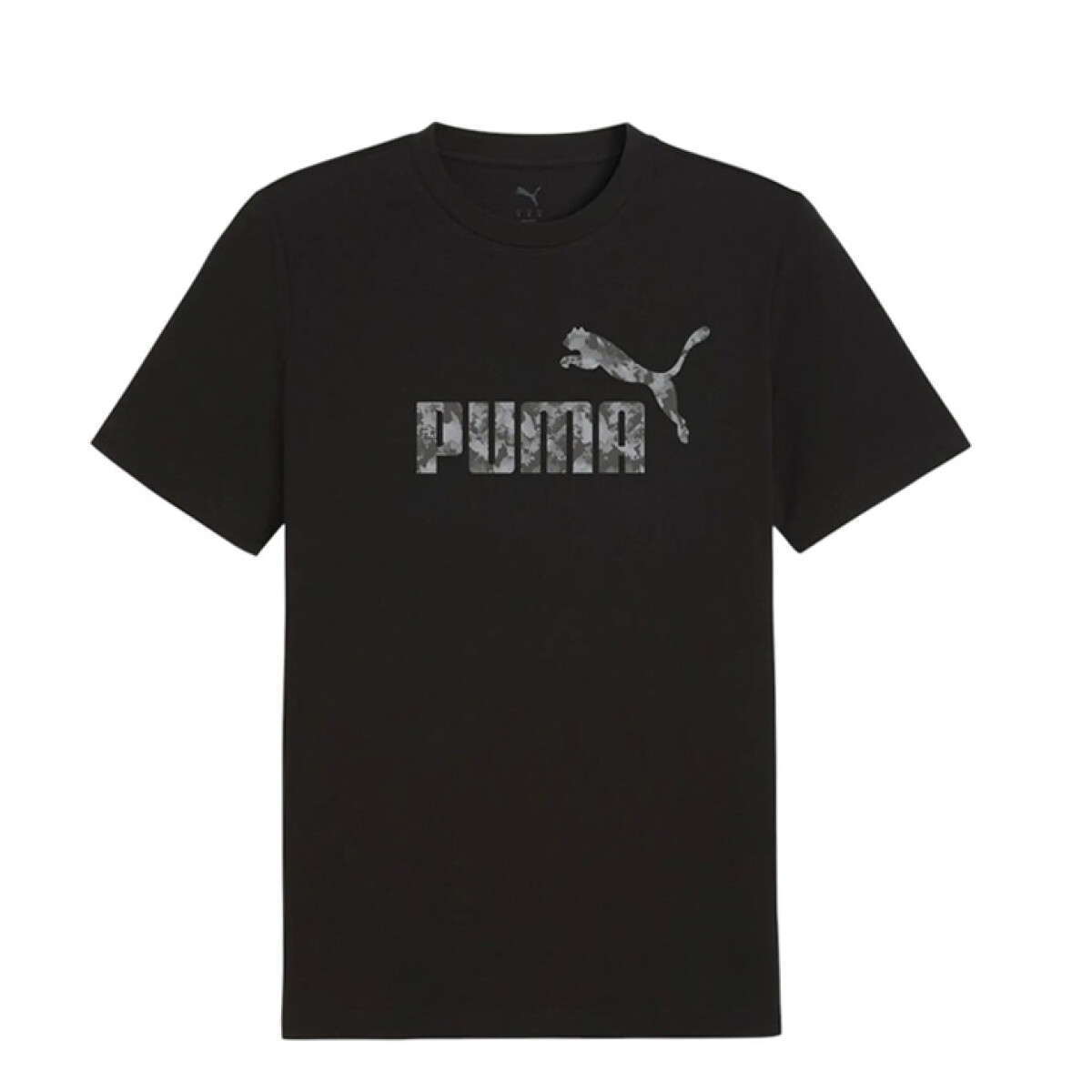 Remera de Hombre Puma Ess Camo - Negro 