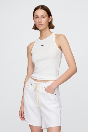 Musculosa Halter Mujer New Off White