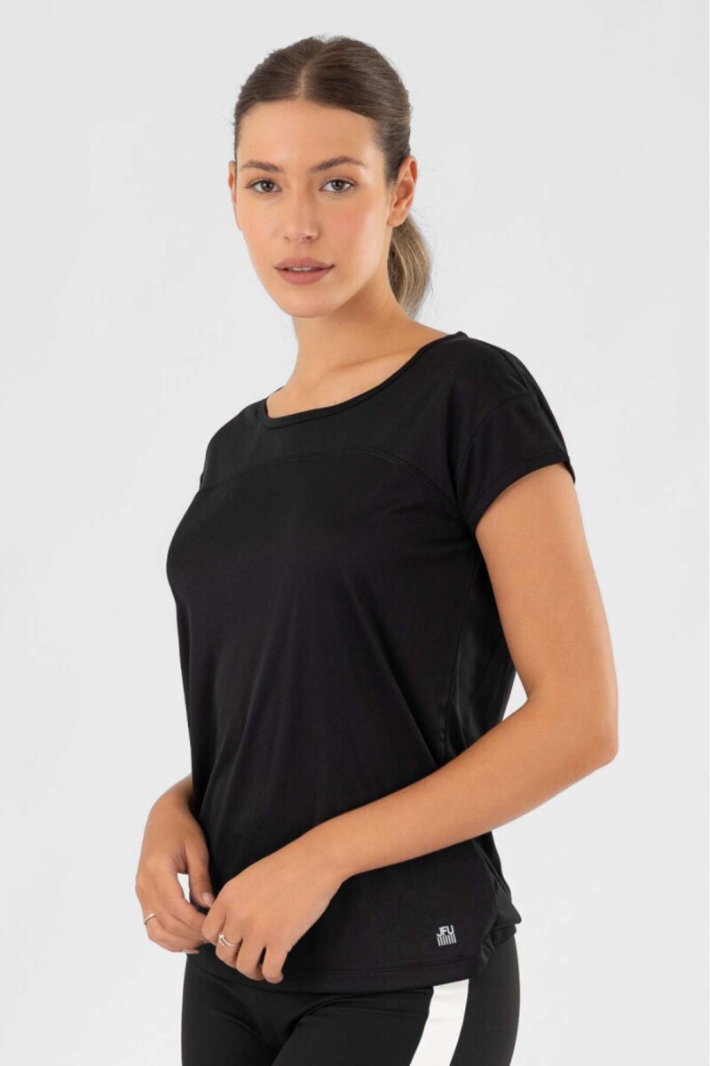 T-shirt piuma inv26 - Negro 
