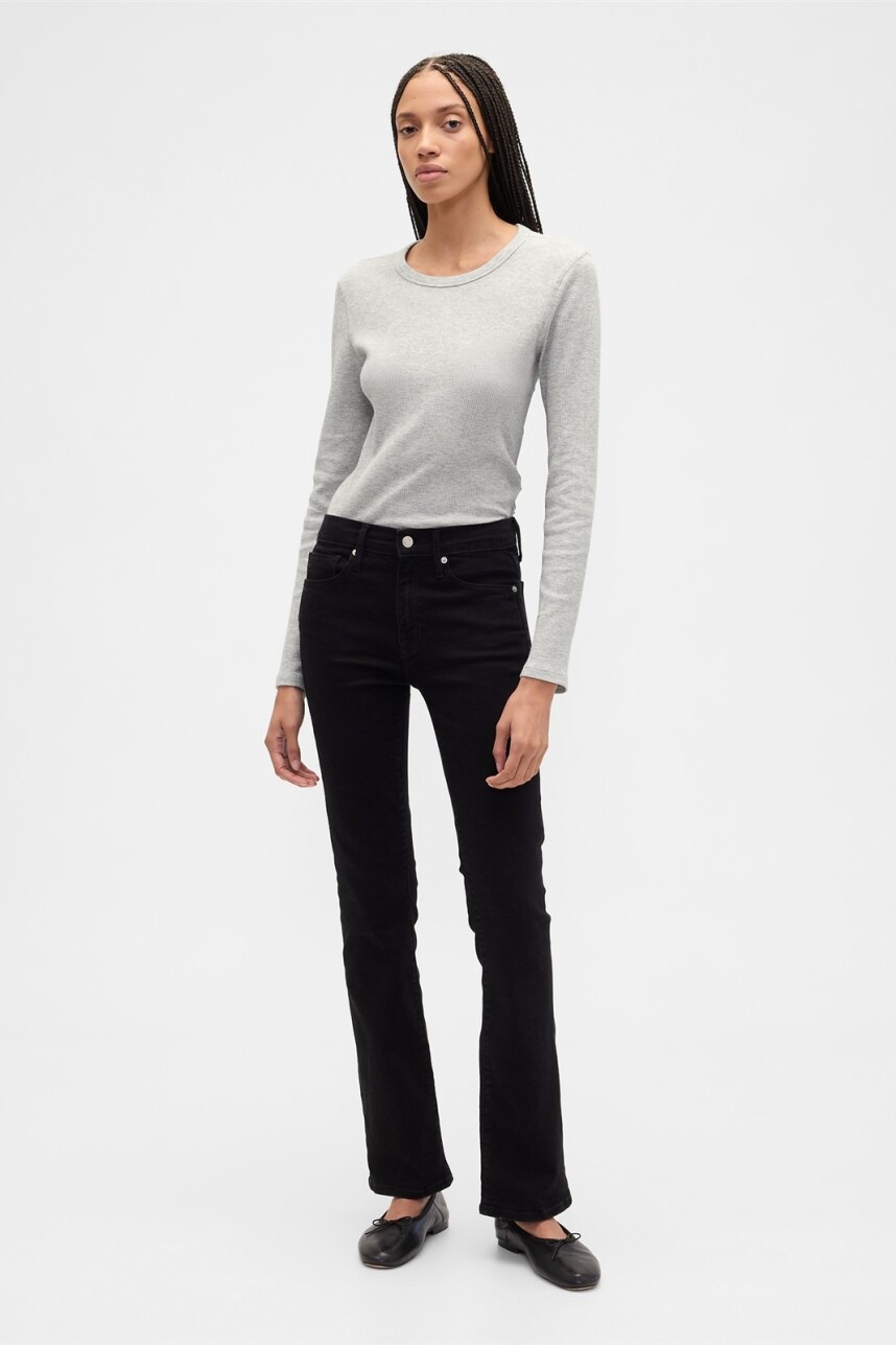 Remera Waffle Manga Larga Mujer Soft Cornflower