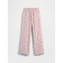 V-EASY WIDE LINEN PANT SP FRENCH PINK FLORAL