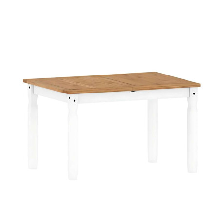 Juego de comedor Extensible 4 Sillas Mad Maciza 120 a 160 cm Blanco