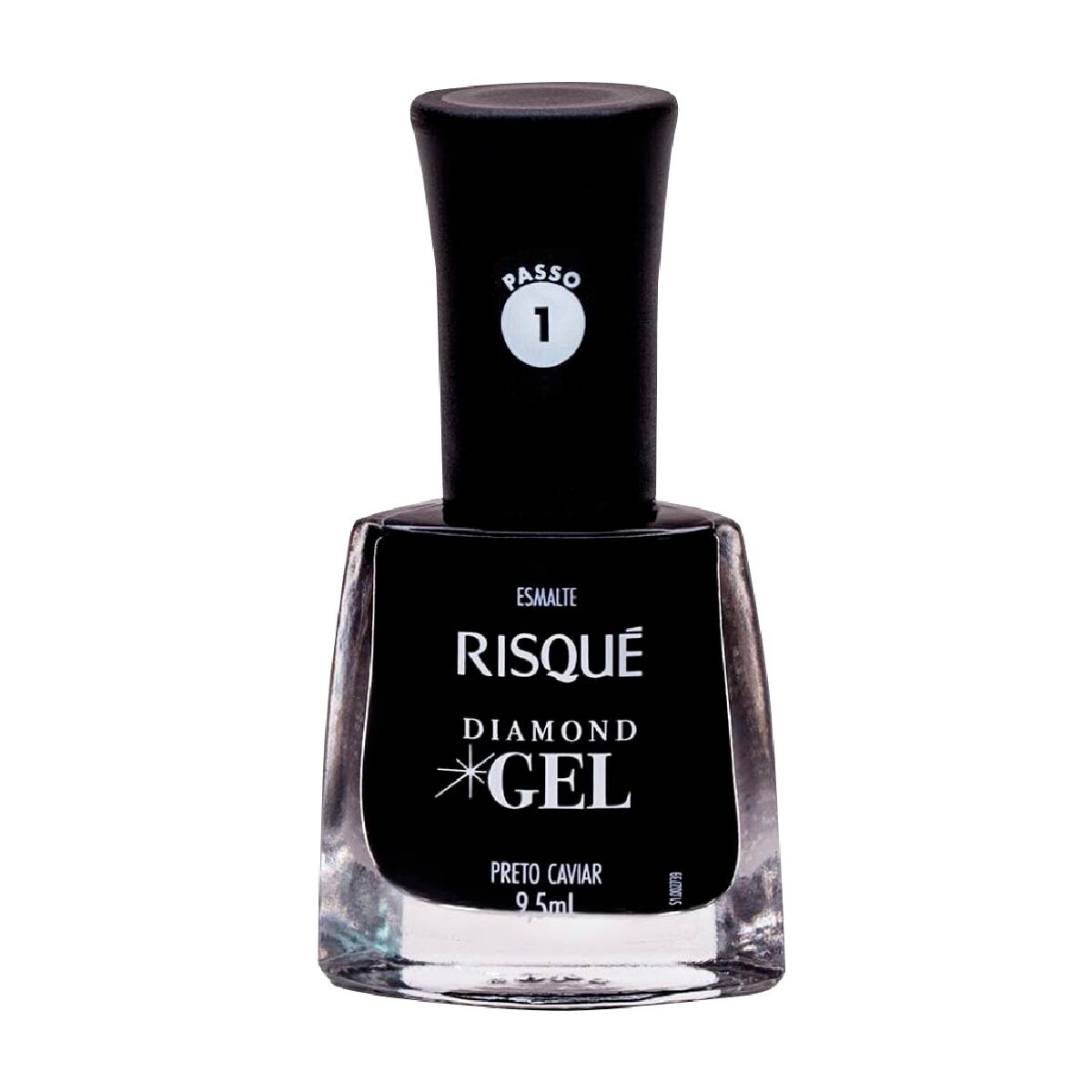 RISQUE ESMALTE UÑAS DIAMOND NEGRO X9,5ML 