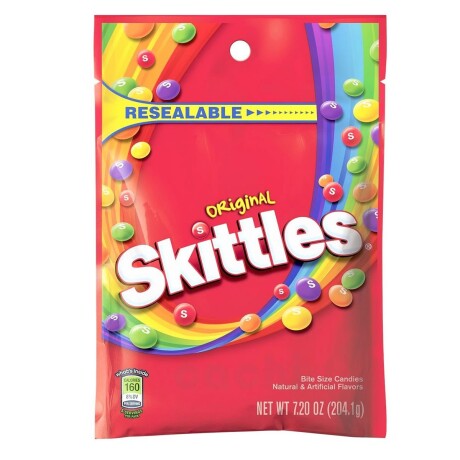 Caramelos Masticables Skittles Original 204GR 001