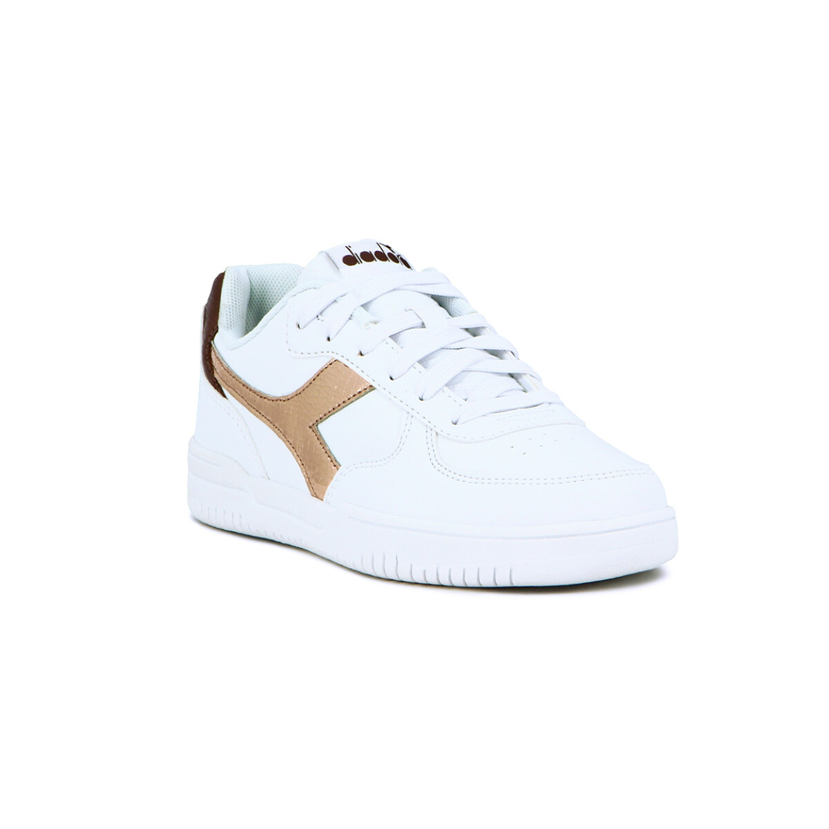 Championes Casuales Mujer Diadora Raptor - Blanco-Rosado 
