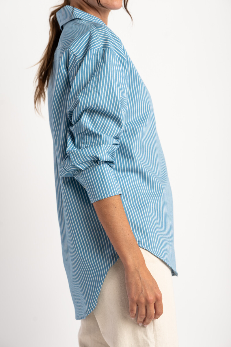 Camisa Celeste