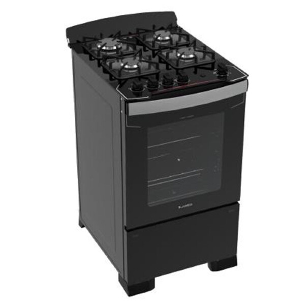COCINA A GAS JAMES 4 HORNALLAS NEGRO COCINA A GAS JAMES 4 HORNALLAS NEGRO