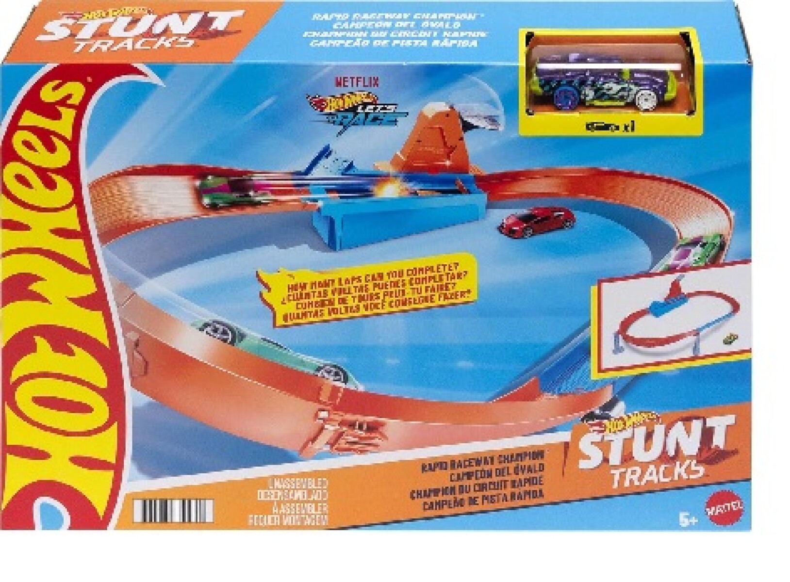 HOT WHEELS PISTAS - CAMPEON PISTA RAPIDA 