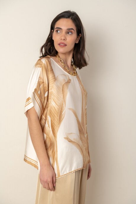 BLUSA PALMA Camel