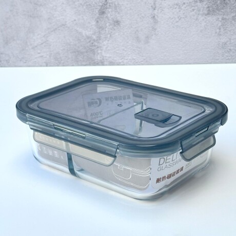 Tupper Hermético Vidrio C/Tapa 1000ML 20cm x 15cm x 6cm Tupper Hermético Vidrio C/Tapa 1000ML 20cm x 15cm x 6cm