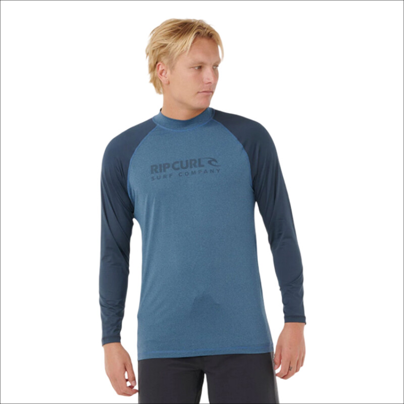 Lycra Rip Curl Shock Upf - Azul Lycra Rip Curl Shock Upf - Azul