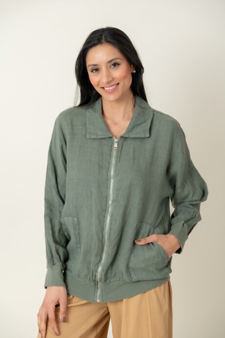 CAMPERA CASSIA Verde seco