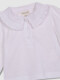 Camiseta Con Cuello De Popelin Blanco Optico