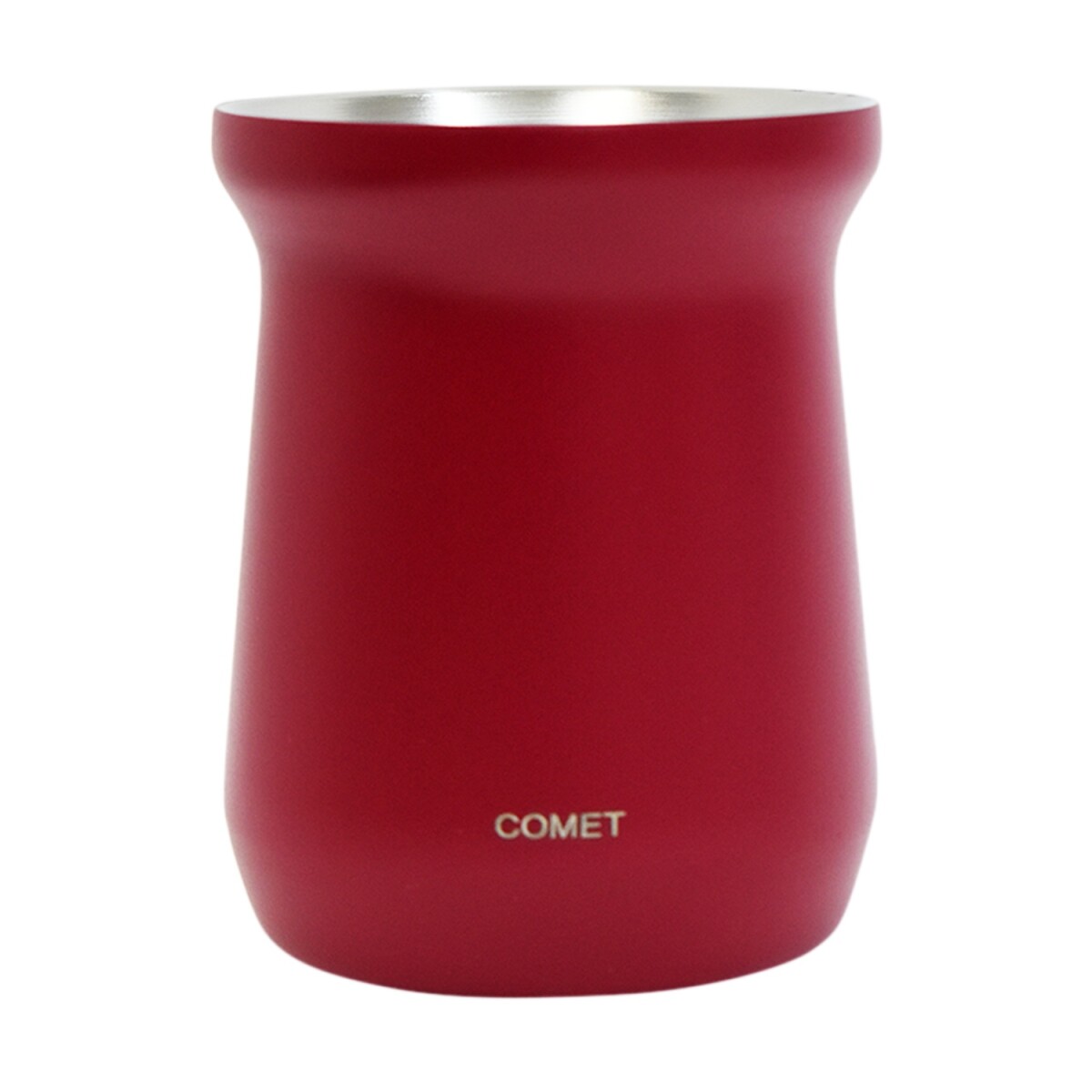 Mate Acero Inoxidable Doble Pared 260ml Comet Colores Lisos - Bordó 