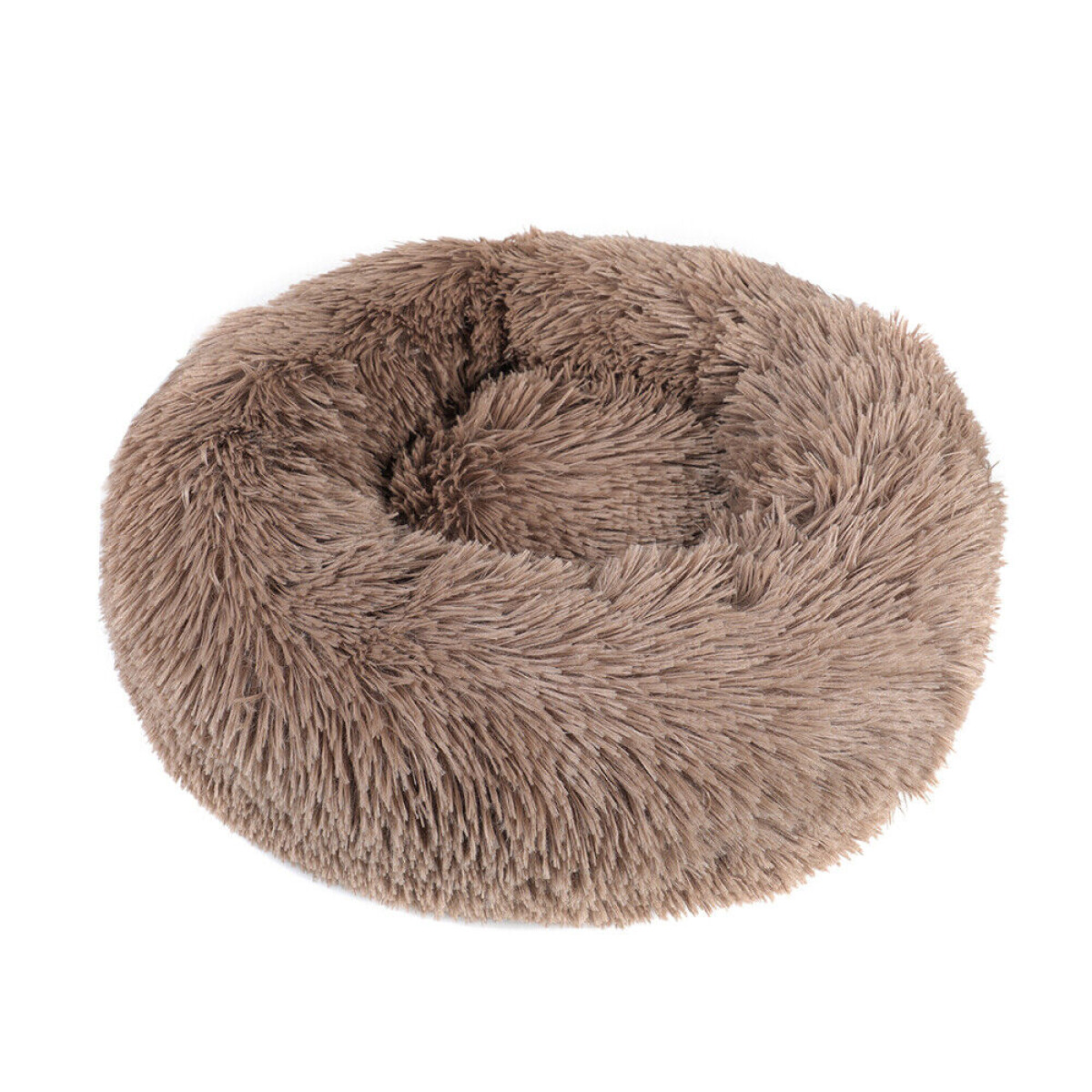 Cama tipo dona para Perro/Gato 80 cm - Marrón 