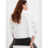 LS CROPPED SHIRT OPTIC WHITE