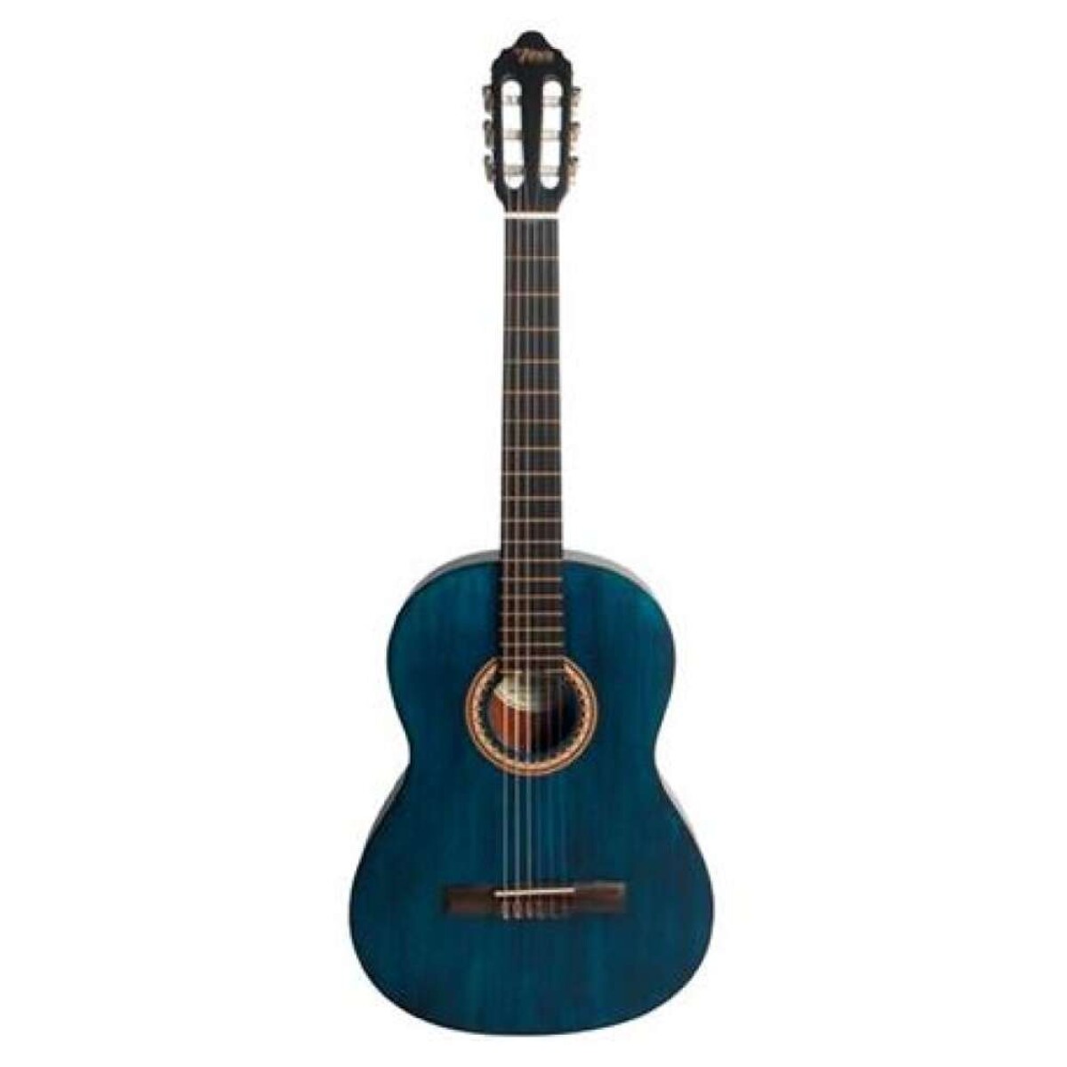 Guitarra Clasica Clasica Valencia Vc203 3/4 - Color Azul 