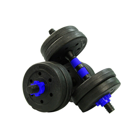 Set 2 Mancuernas + Barra 3en1 + 20kg Disco Pesa PVC Cmb001235