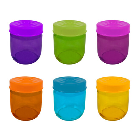 Frasco Herevin de vidrio de colores 425cc Frasco Herevin de vidrio de colores 425cc