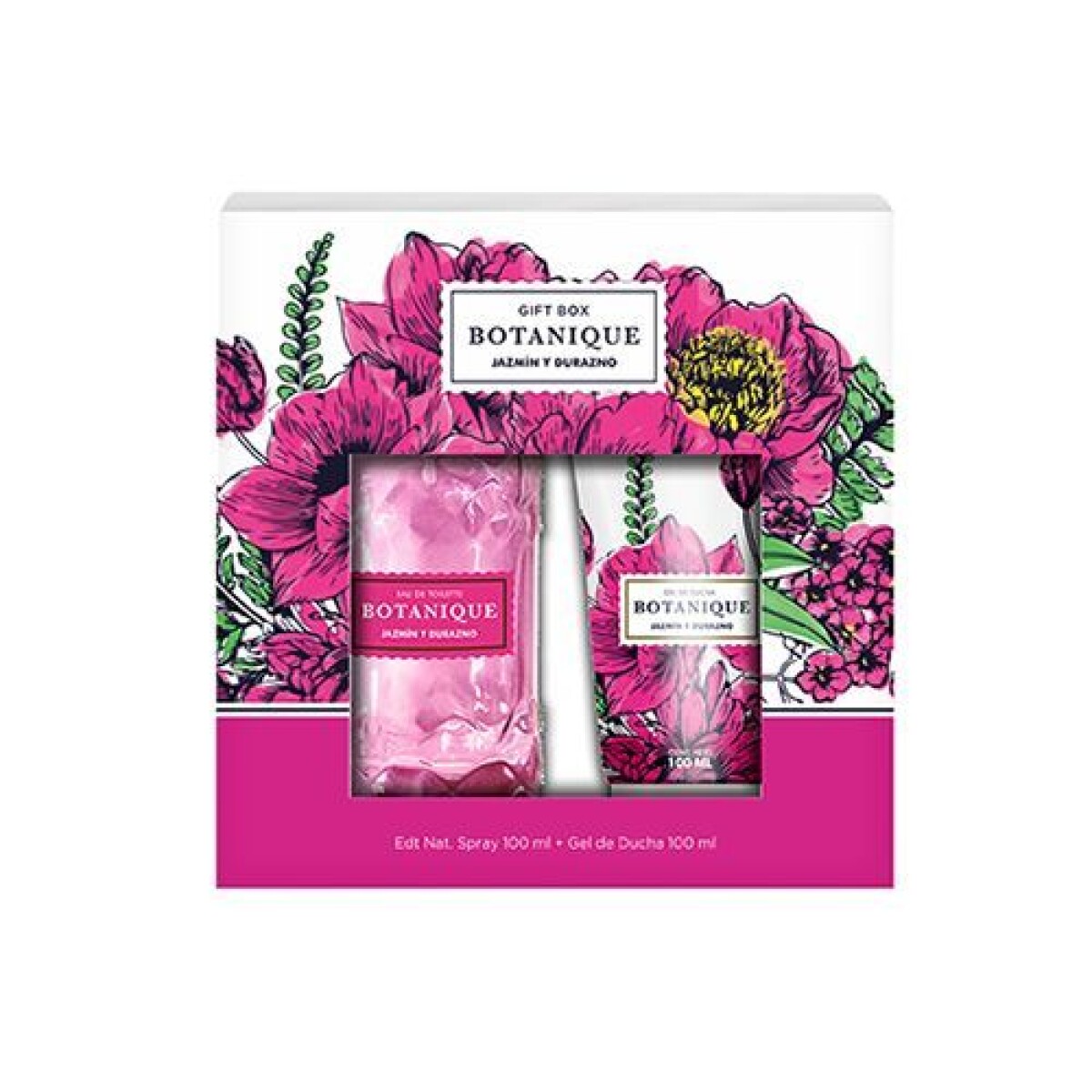 Fragancia Botanique Jazmín Durazno + Gel de Ducha – Pack Cuidado Corporal