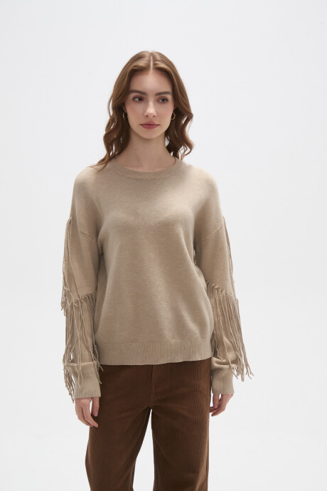 Sweater Devia Beige Melange