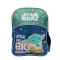 Mochila Disney Star Wars Yoda Azul - Verde Agua - Gris