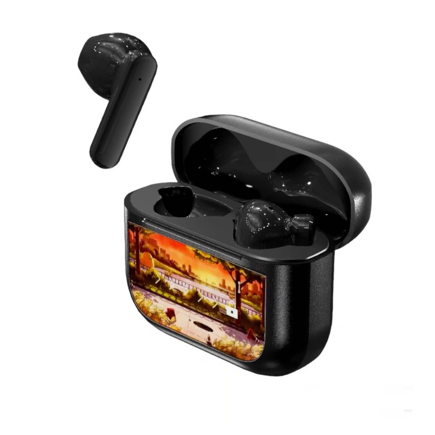 Auriculares YX28 Bluetooth Inalámbricos Recargables Táctiles - Negro — HTS